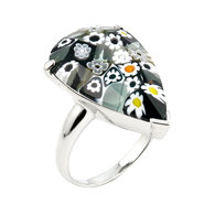 Anillo Millefiori